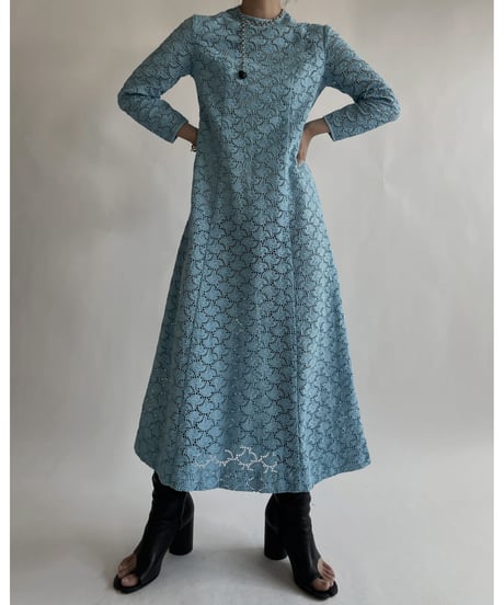 【USED】 Long Sleeves Lace One-piece / 220611-019