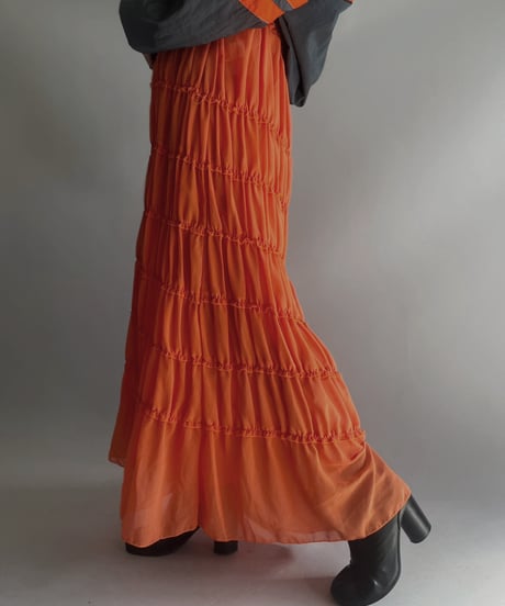 【USED 】Sheer Long Skirt/ 231125-018