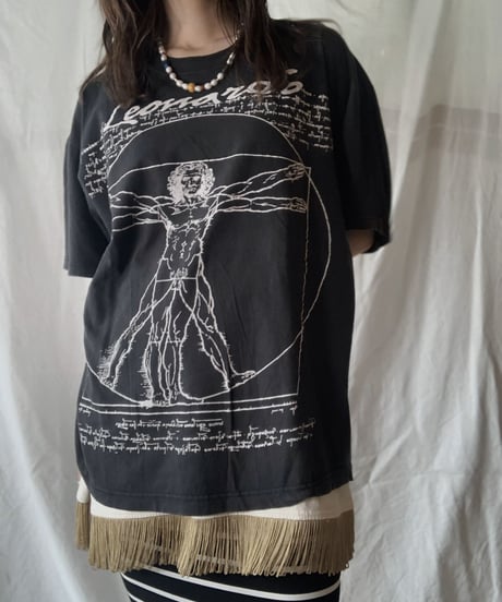 【USED】 S/S T-shirt Leonardo da Vinci/210617-004