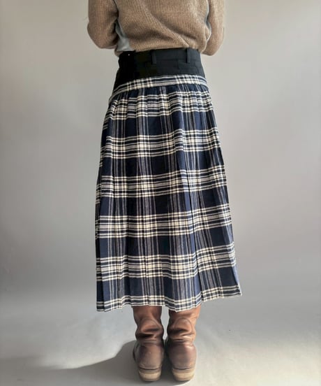 【RE;CIRCLE】 RE Kilt Long Skirt / 251204-004