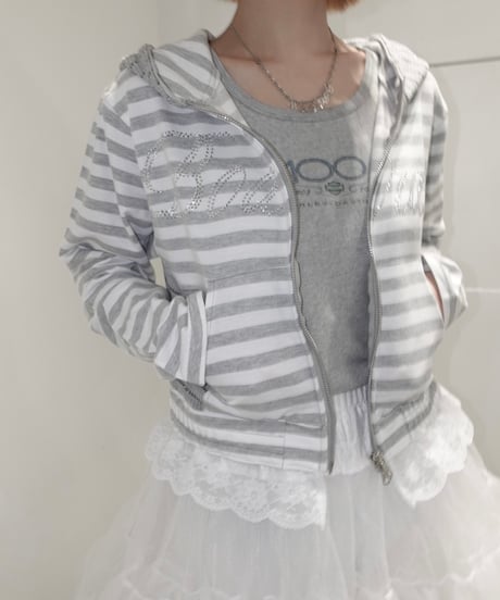 【RE;CIRCLE】 RE Border Zip Parka /  250529-020