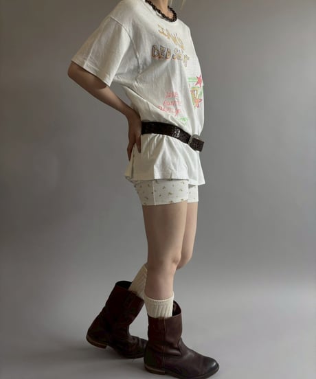 【USED】 Flower Pattern Micro Shorts /260523-023