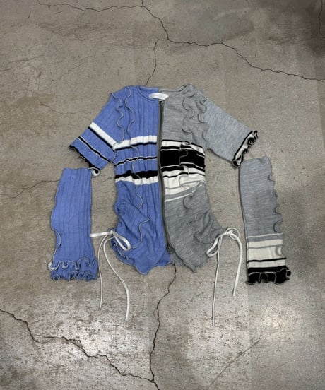 【RE;CIRCLE】 RE Mellow knit Top + Arm  / 250710-011