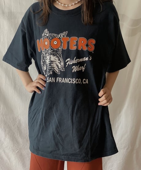 【USED】S/S T-shirt HOOTERS /210602-024