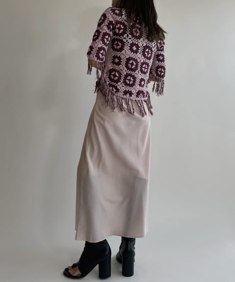 【USED】 Crochet Middle Sleeves Cardigan / 220430-010