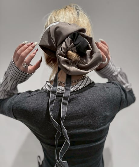 【RE;CIRCLE】 RE Suit Scrunchie /  260219-004