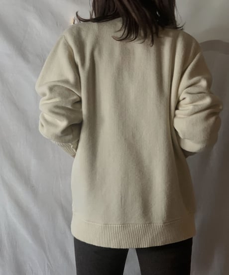 【USED】 Acrylic Knit Cardigan⑦ /210303-015