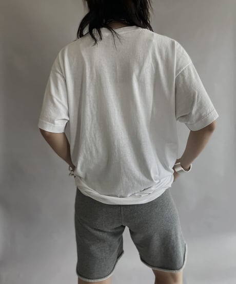 【USED】 made in USA New Paper Print T-Shirt / 230617-017