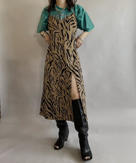 【USED】 Leopard Camisole One-Piece/ 230610-010