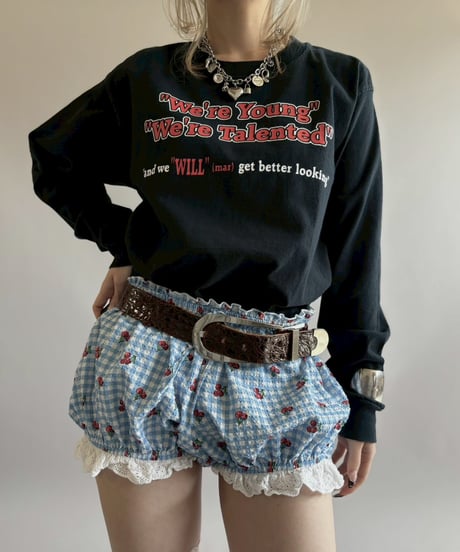 【USED】 Made In USA GILDAN We're Young We're Talented L/S Tee / 260418-006
