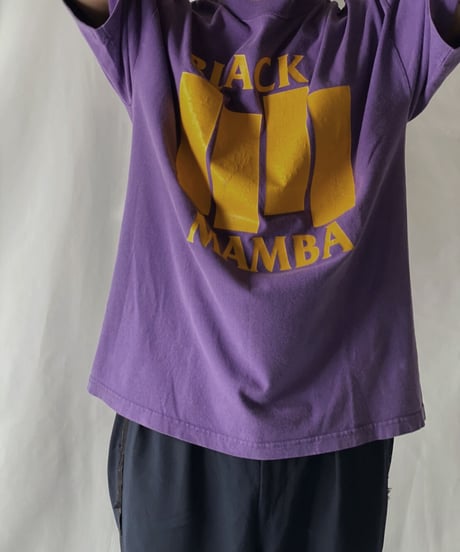【USED】 S/S T-shirt BLACK MANBA/210801-005
