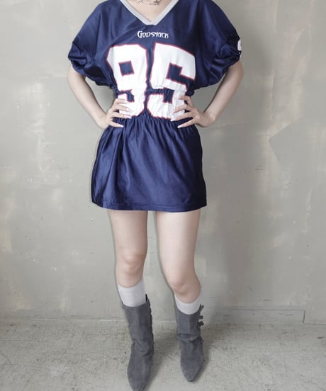 【RE;CIRCLE】 Re Shirring Football Shirt  /  250724-035