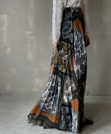 【USED】  See-through Poly Long Skirt/220220-023