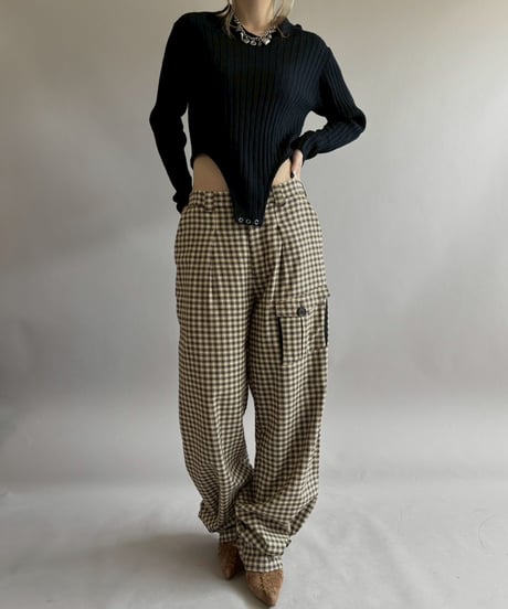 【RE;CIRCLE】 RE Rib Knit Leotard Top / 260416-004