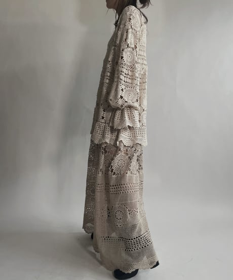 【RE;CIRCLE】 RE Crochet Lace One-piece / 220623-004