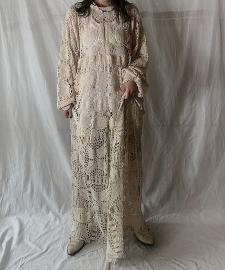 【RE;CIRCLE】RE Crocket L/S Dress③/210526-058