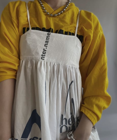 【RE;CIRCLE】RE Eco-Friendly Bag Camisole Long One-piece / 230525-015