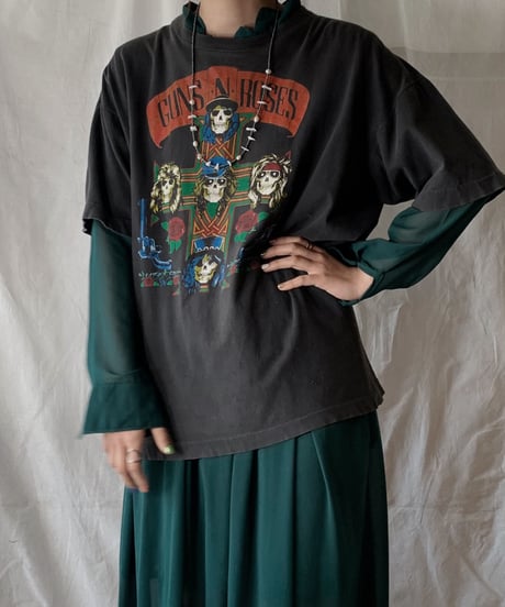 【USED】  Band T-shirt GUNS・N・ROSES/210407-028