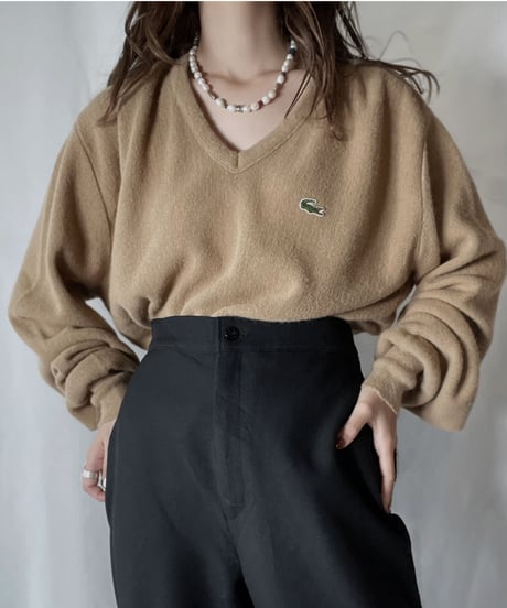 【USED】   LACOSTE Knit Top 11/211126-027