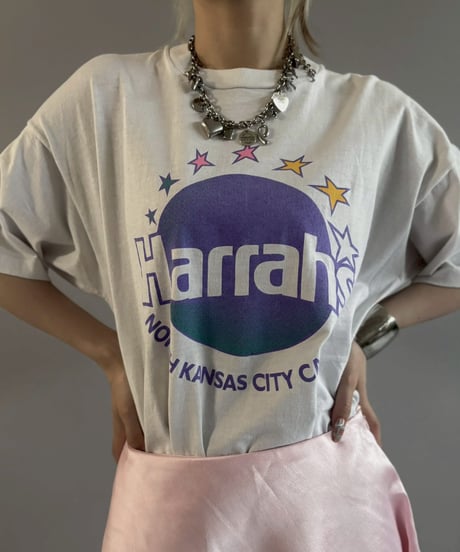 【USED】 90's Made in USA FRUIT OF THE LOOM Harrah's T-Shirt / 260607-020
