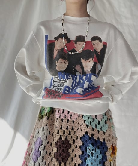 【USED】     L/S Sweat NEW KIDS ON THE BLOCK/211216-047