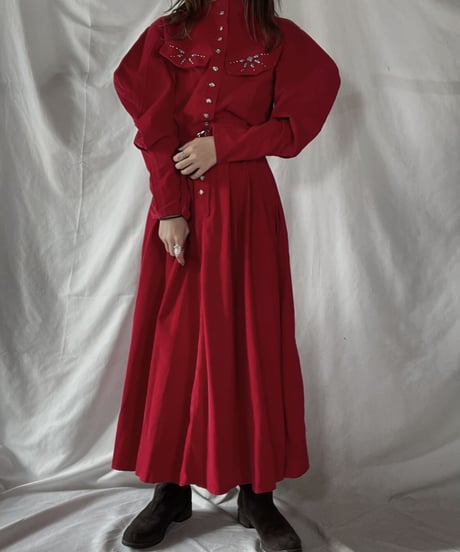 【USED】H BAR C Corduroy Dress / 220107-001