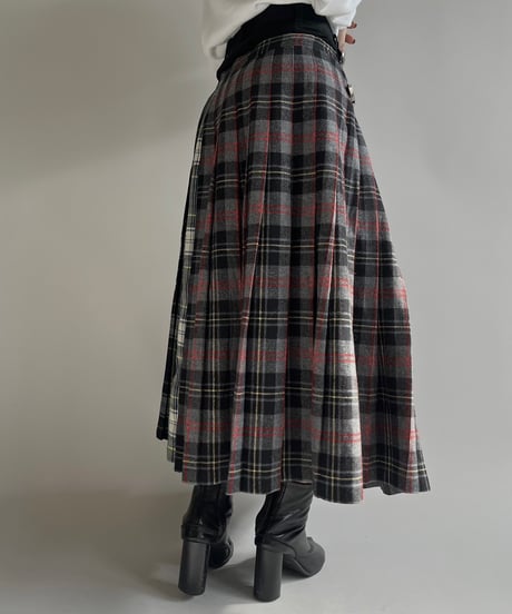 【RE;CIRCLE】 RE Kilt Long Skirt / 250102-007