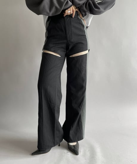 【RE;CIRCLE】 Re Suit Slit Pants/ 241003-020