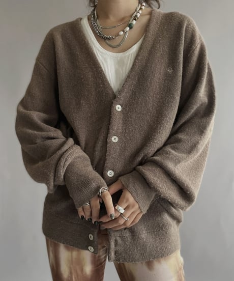 【USED】  Christian Dior Acrylic Knit Cardigan / 221008-017