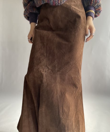 【USED】 Yuppie Leather Long Skirt / 221217-016