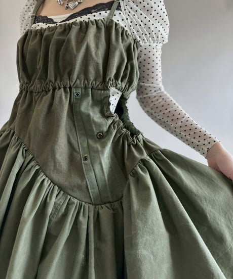 【RE;CIRCLE】 RE ARMY Gather Middle One-piece / 260326-001