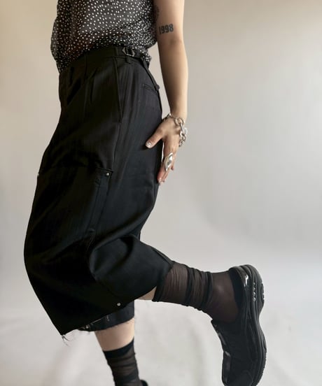 【RE;CIRCLE】 Re Suit Double Knee Shorts / 250612-001