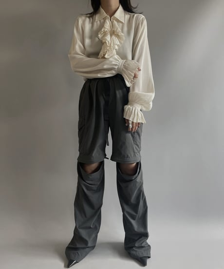 【USED】 Ralph Lauren L/S frill Shirt / 230708-025