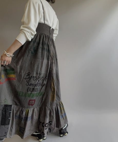 【RE;CIRCLE】RE Eco-Friendly Bag Camisole Long One-piece Gray / 2300828-018