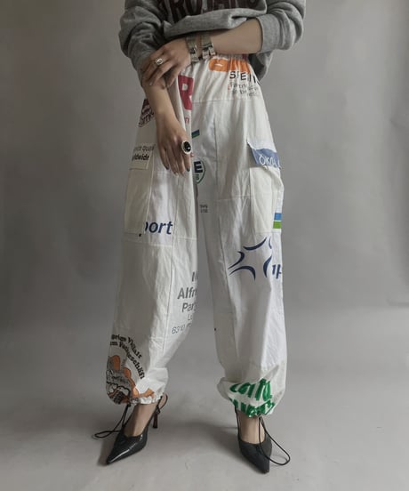 【RE;CIRCLE】RE Eco-Friendly Bag Rraw Cord Pants / 230427-019