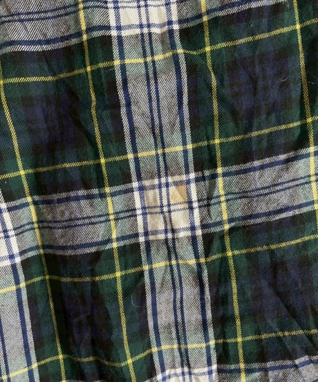 【USED】 Plaid Wrap Skirt / 260117-011