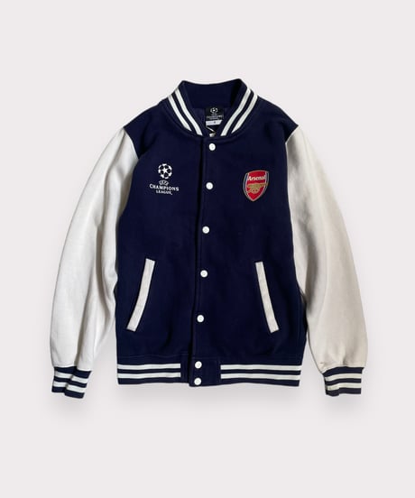 【USED 】CHAMPIONS LEAGUE ARSENAL Soccer Snap Jacket/240603-060
