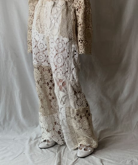 【RE;CIRCLE】 RE Crochet Pants①/210512-012