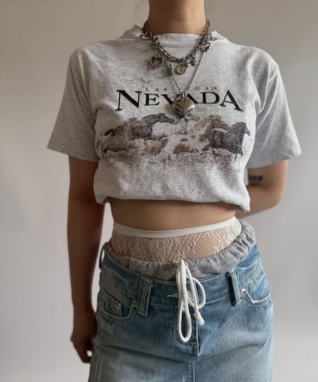 【USED】 Made in USA 90's Anvil Horse T-Shirt  / 250705-006