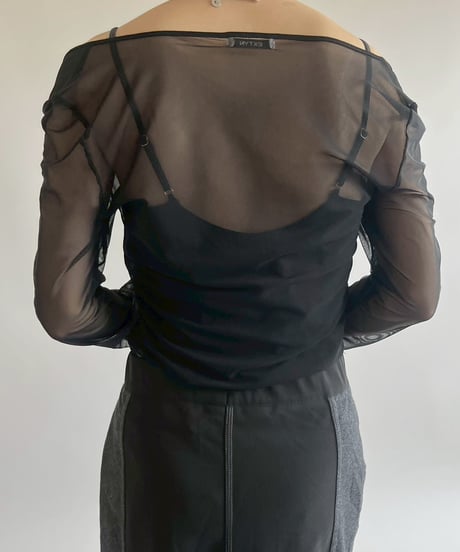 【USED】  Design L/S Sheer Top / 250517-030