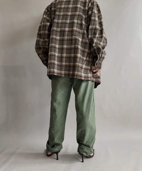 【USED】 Army Pants Khaki / 221210-001