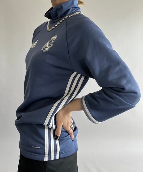 【USED】 adidas Real Madrid L/S Soccer Shirt  /240921-022