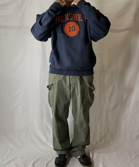 【USED】  Champion Reverse Weave Hoodie HERSHEY/210902-050