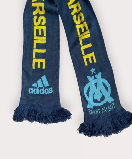 【USED】 Knit Soccer Muffler  MARSEILLE / 240108-009