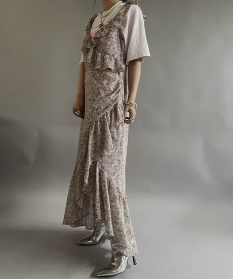 【USED 】Flower Patterned Camisole One-Piece /240505-001