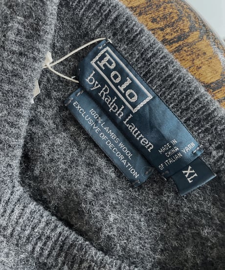 【USED】 Polo By Ralph Lauren Wool Knit Sweater / 221203-014