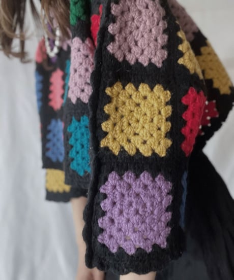 【RE;CIRCLE】 RE Granny Knit Top⑥/211014-006
