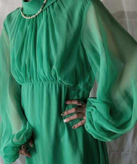 【USED】  Poly EURO Dress⑤/210407-023
