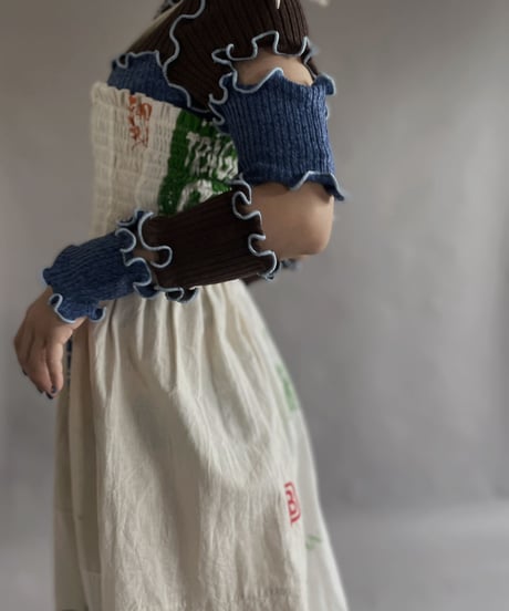 【RE;CIRCLE】RE Eco-Friendly Bag Shirring One-piece / 230327-009