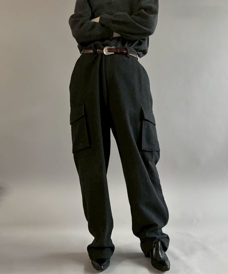 【USED】 TOMMY HILFIGER Wool Pants /260321-024